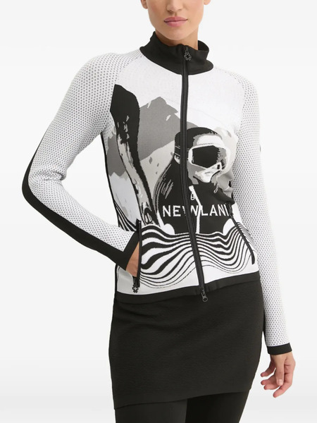  Newland Graphic Zip Sweatshirt - White 
