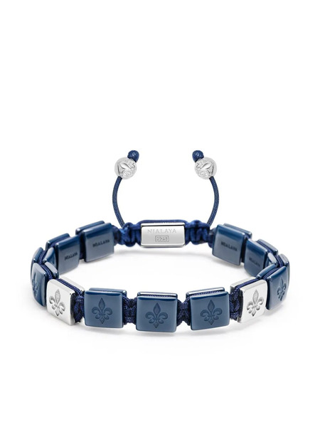  Nialaya Jewelry Flatbead Bracelet - Blue 