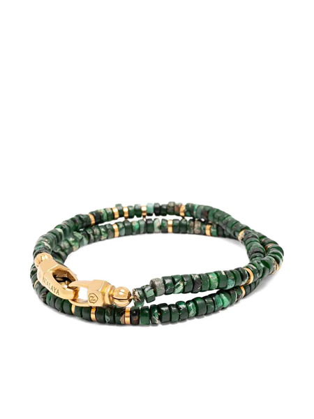  Nialaya Jewelry Heishi Wrap Bracelet - Green 