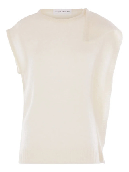  Niccolò Pasqualetti Asymmetric Draped Jumper - Neutrals 