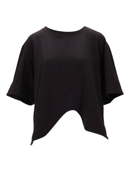  Niccolò Pasqualetti Asymmetric-hem Short-sleeve T-shirt - Black 
