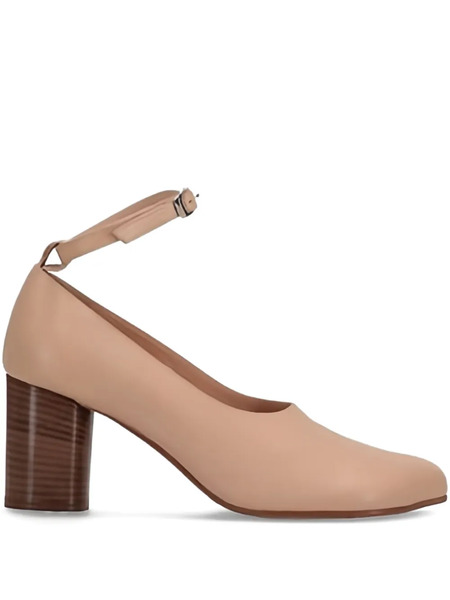  Niccolò Pasqualetti Block-heel Ankle-strap Pumps - Neutrals 