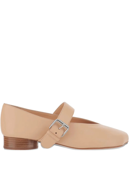  Niccolò Pasqualetti Leather Ballet Flats - Neutrals 