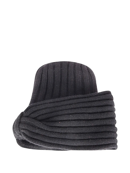  Niccolò Pasqualetti Ribbed Beanie Hat - Grey 