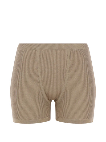  Niccolò Pasqualetti Ribbed Shorts - Neutrals 