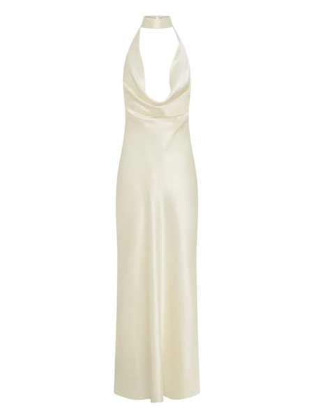  Nicholas Cowl-neck Maxi Dress - Neutrals 
