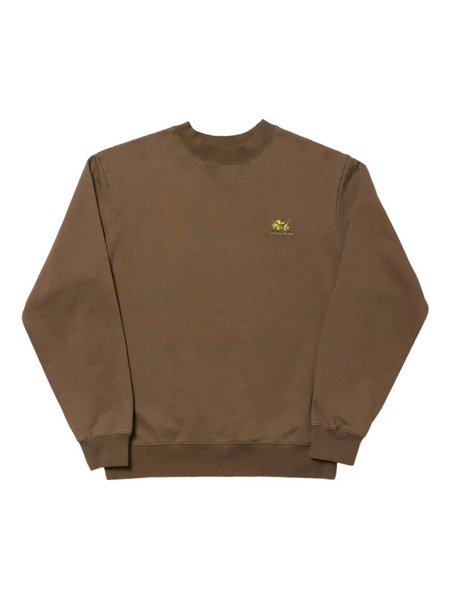  Nicholas Daley Embroidered-logo Sweatshirt - Brown 