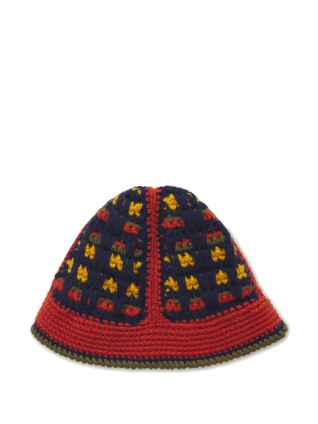  Nicholas Daley Patterned Bucket Hat - Blue 