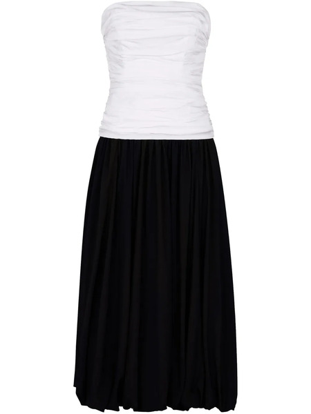  Nicholas Despina Strapless Midi Dress - White 