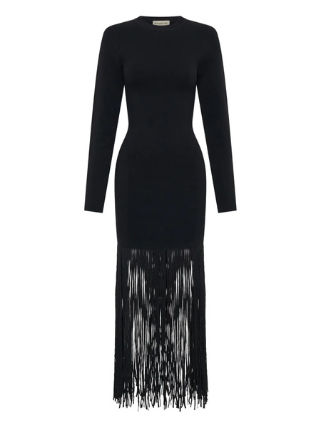  Nicholas Fiorella Fringe Maxi Dress - Black 