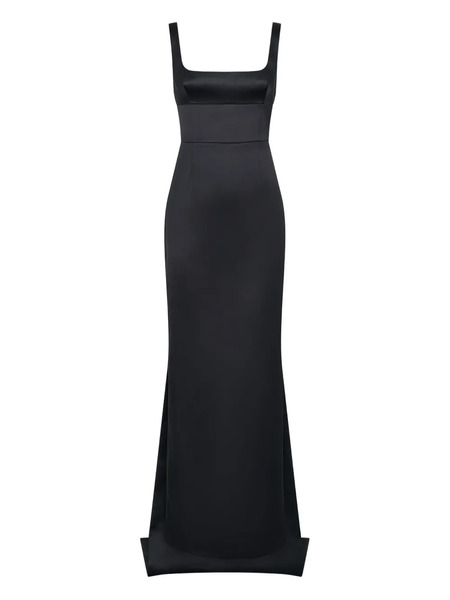  Nicholas Square-neck Maxi Dress - Black 