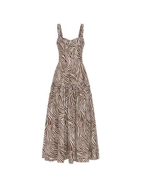  Nicholas Valeria Printed Mini Dress - Brown 