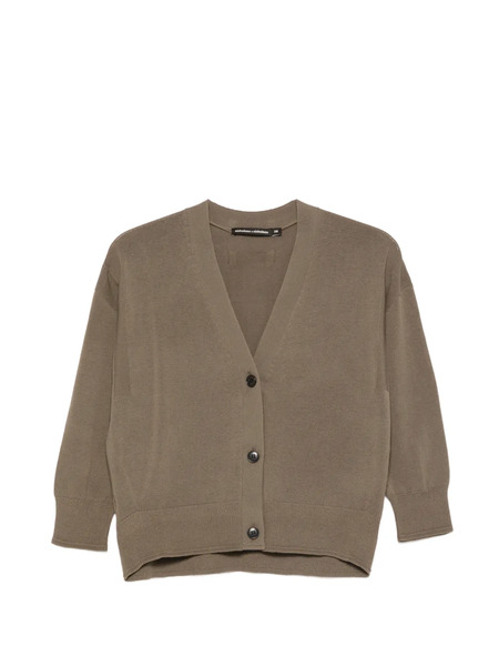  Nicholson & Nicholson Buttoned V-neck Cardigan - Green 