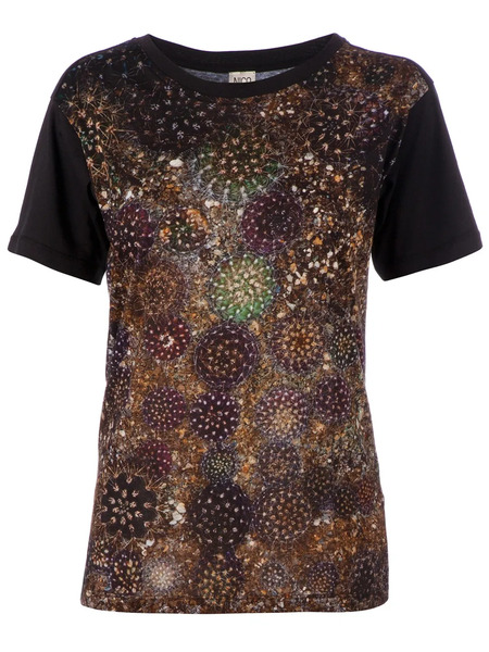  Nico Patterned Print T-shirt - Pink 