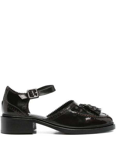 Nicole Saldaña Margaret Tassel-embellished Loafers - Brown 