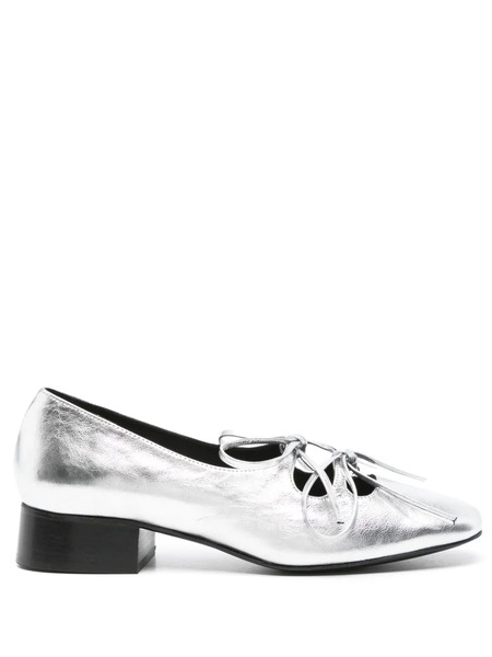  Nicole Saldaña 25mm Isabel Pumps - Silver 