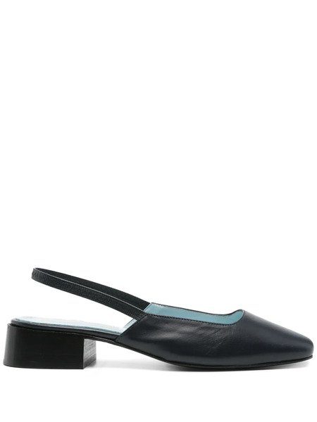  Nicole Saldaña 35mm Paz Sligback Pumps - Blue 