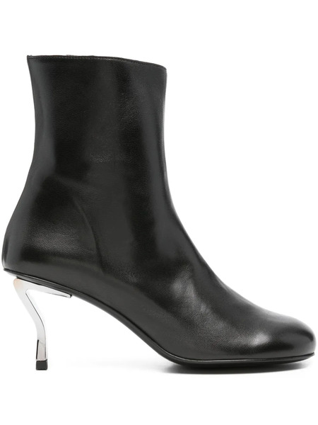  Nicole Saldaña Sculpted-heel Ankle Boots - Black 