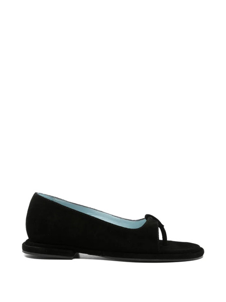  Nicole Saldaña Senna Suede Sandals - Black 