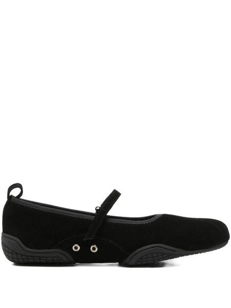 Nicole Saldaña Sophie Suede Flats - Black 