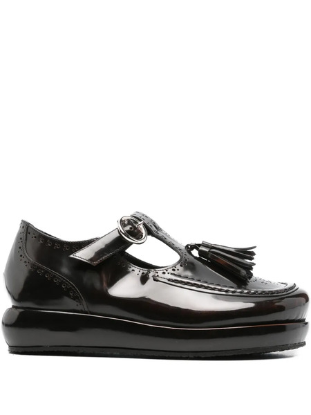  Nicole Saldaña Tassel-embellished Platform Loafers - Brown 