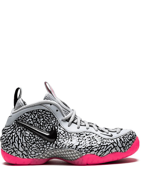  Nike Air Foamposite Pro Prm elephant Print Sneakers - Black 