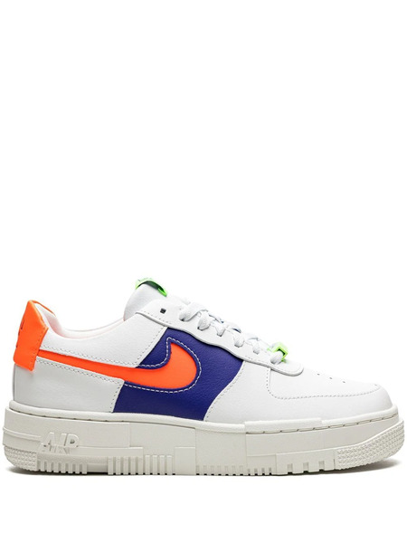  Nike Air Force 1 Low Pixel white Concord Crimson Sneakers 