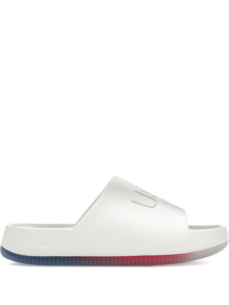  Nike Calm Embossed Slide - White 