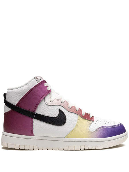  Nike Dunk High multicolor Gradient Sneakers - White 