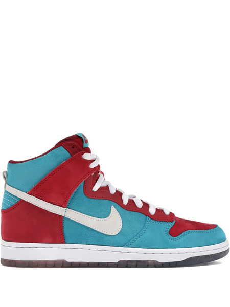  Nike Dunk High Premium Sb High-top Suede Sneakers - Red 