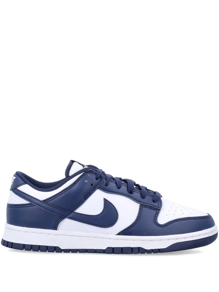  Nike Dunk Low white/midnight Navy Sneakers - Blue 