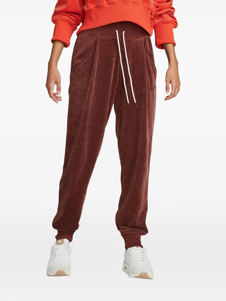  Nike Elasticated-cuff High-waisted Track Pants - Brown 