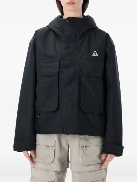  Nike Hooded Flap-pocket Jacket - Black 