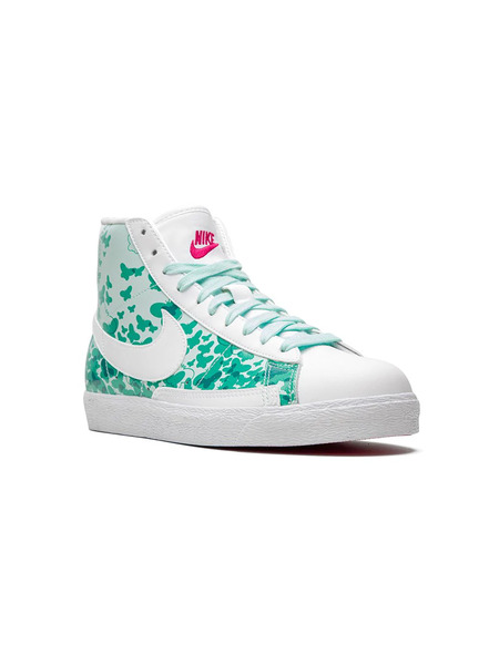  Nike Kids Blazer Mid Premium Sneakers - White 