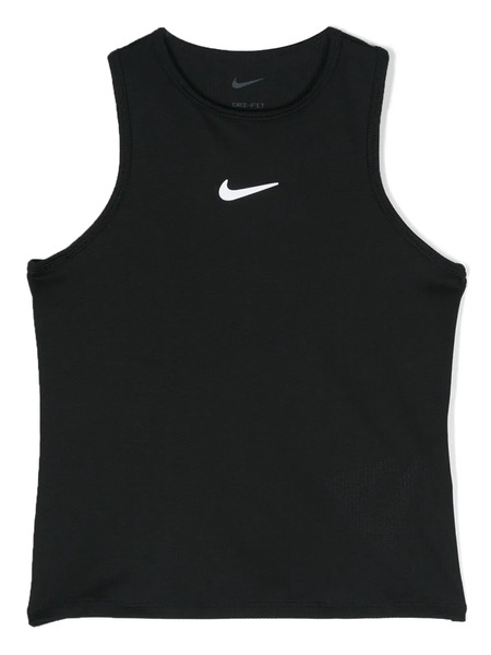  Nike Kids Dri-fit Victory Swoosh-print Tank Top - Black 