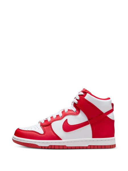  Nike Kids Dunk High Sneakers - Red 