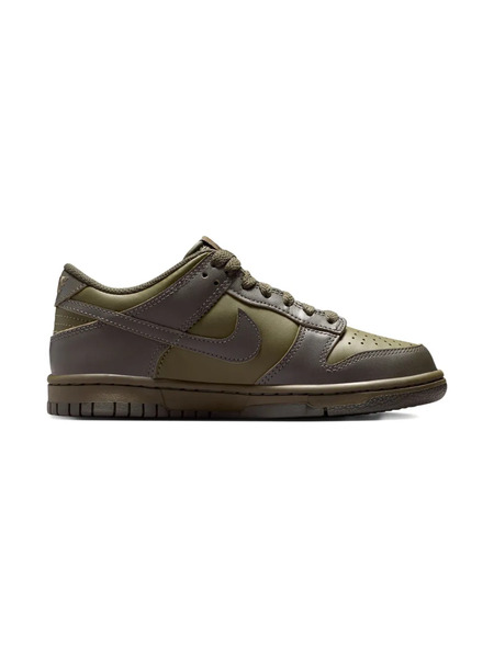  Nike Kids Dunk Low cargo Khaki Sneakers - Green 