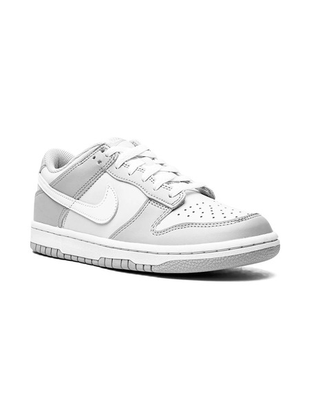  Nike Kids Dunk Low pure Platinum Sneakers - White 