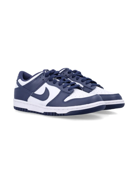  Nike Kids Dunk Low white/midnight Navy Sneakers - Blue 