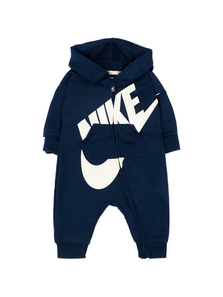  Nike Kids Hooded Zip Romper - Blue 