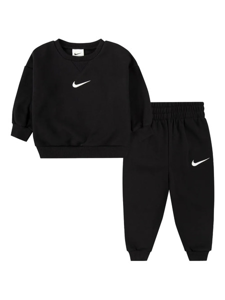  Nike Kids Logo-embroidered Tracksuit Set - Black 