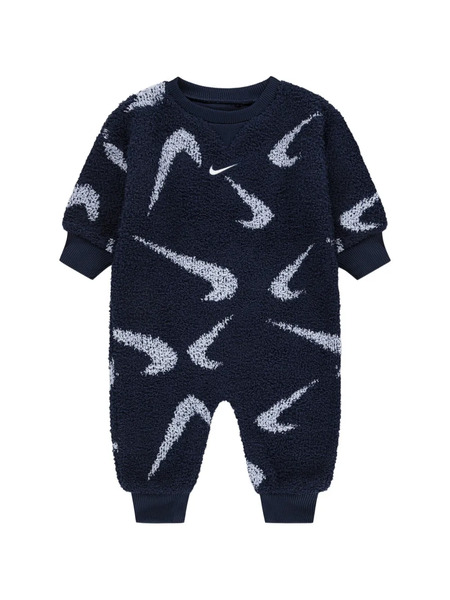  Nike Kids Logo-pattern Romper - Blue 