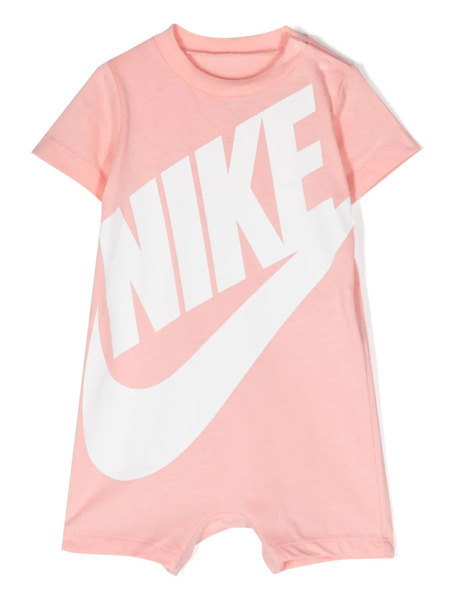  Nike Kids Logo-print Cotton Romper - Pink 