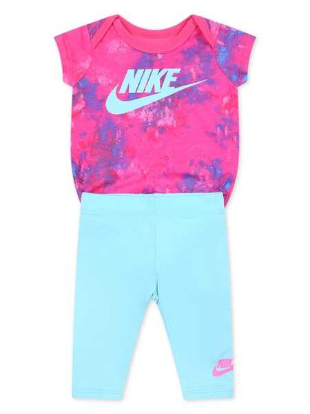  Nike Kids Logo-print Trousers Set - Pink 