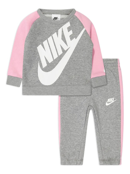  Nike Kids Logo Tracksuit Set - Grey 
