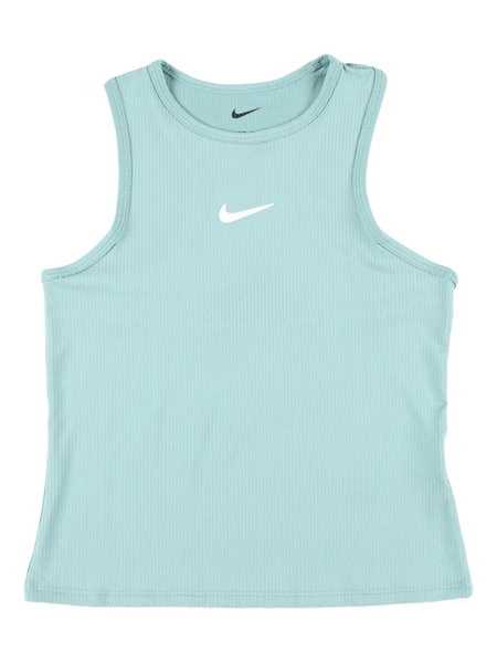  Nike Kids Ribbed Logo-print Tank Top - Blue 