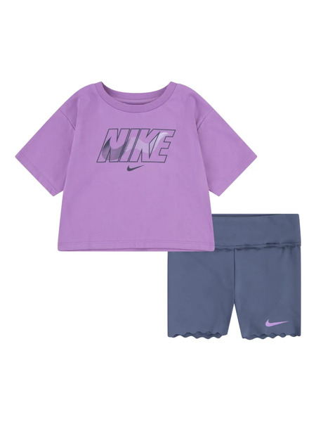  Nike Kids Swoosh Motion Shorts (set Of Two) - Blue 