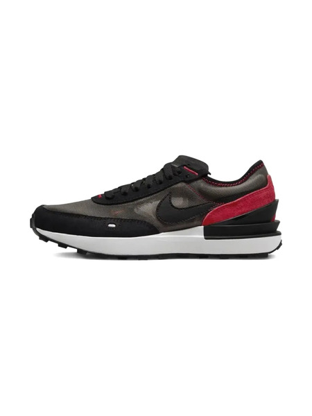  Nike Kids Waffle One flat Pewter/siren Red Sneakers - Black 