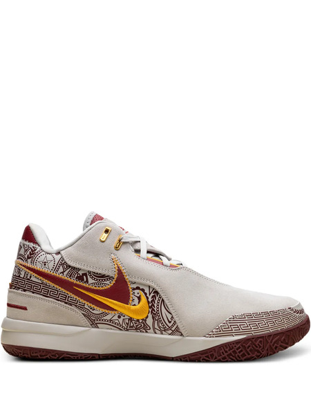  Nike Lebron Nxxt Gen Ampd Ep Printed Low-top Sneakers - Neutrals 