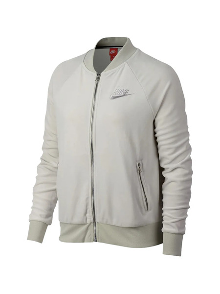  Nike Logo-embroidered Jacket - Grey 